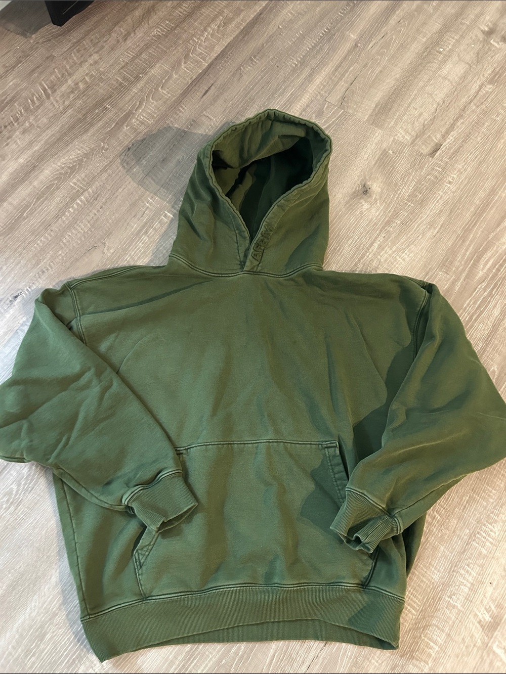 Classic Olive Green Pullover Hoodie -  Casual Sweatshirt